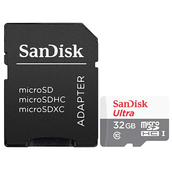 MEMORIA  MICRO-SD SANDISK SDSQUNR  32GB ULTRA 100MB/S CLASS 10 BRA/CIN