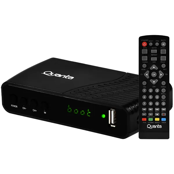 CONVERSOR TV DIGITAL QUANTA QTCTV1130 FULL HD PRETO