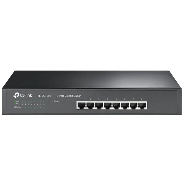 SWITCH TP-LINK TL-SG1008 8PORTAS 10/100/1000MBPS ANATEL PRETO