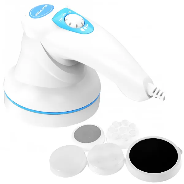 Massageador Corporal MegaStar FMA8C 220V ~ 50/60Hz - Branco/Azul