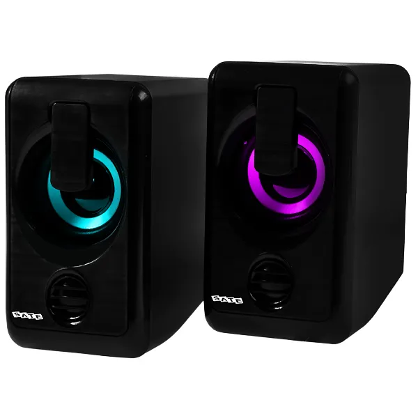 SPEAKER SATELLITE AS-2301 USB AUXILIAR 3WATTS PRETO