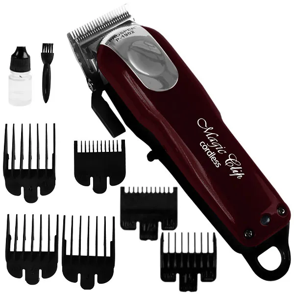 MAQUINA  PROSPER P1902 CORDLESS 2V PRETO/VINHO