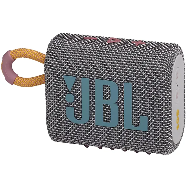 SPEAKER JBL GO 3 BLUETOOTH 4.2WATTS GREY CINZA