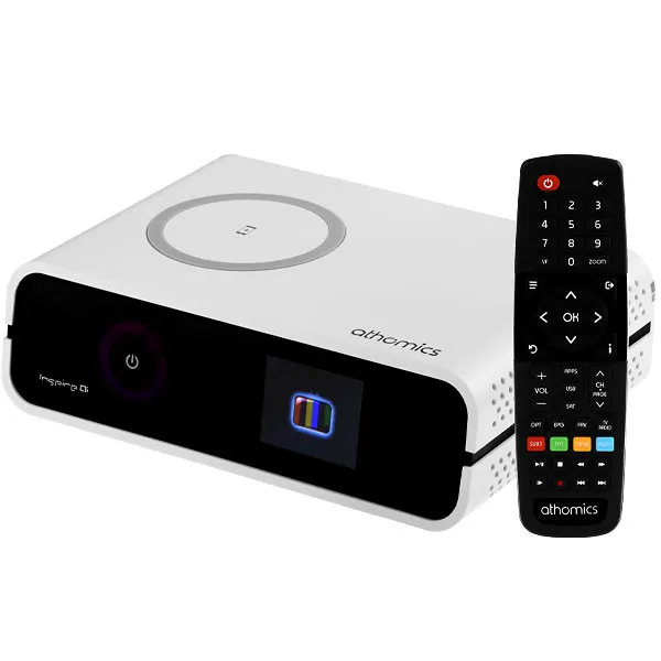 RECEPTOR FTA ATHOMICS INSPIRE QI FULL HD WIFI EMBUTIDO BRANCO
