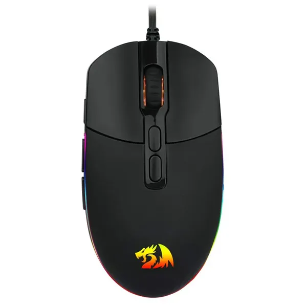 MOUSE REDRAGON M719 RGB INVADER USB GAMING PRETO