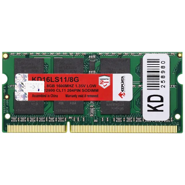 MEMORIA NB KEEPDATA DDR3L 1600MHZ 8GB KD16LS11/8G