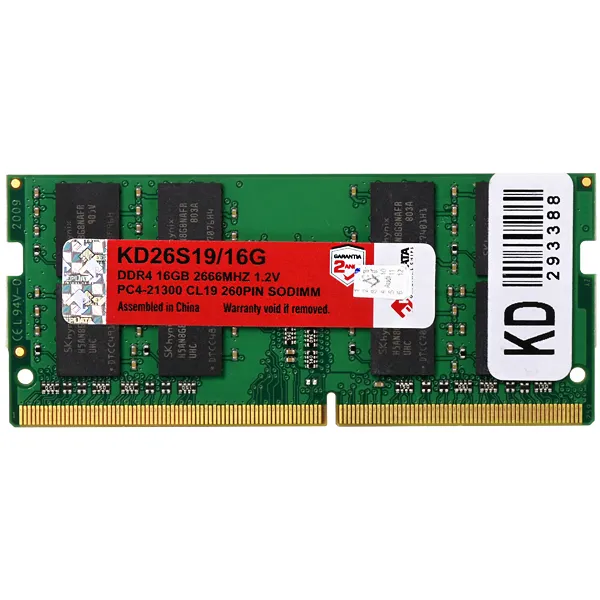 MEMORIA NB KEEPDATA DDR4 2666MHZ 16GB KD26S19/16G