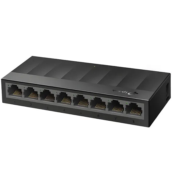 SWITCH TP-LINK LS1008G 8PORTAS 10/100/1000MBPS ANATEL PRETO