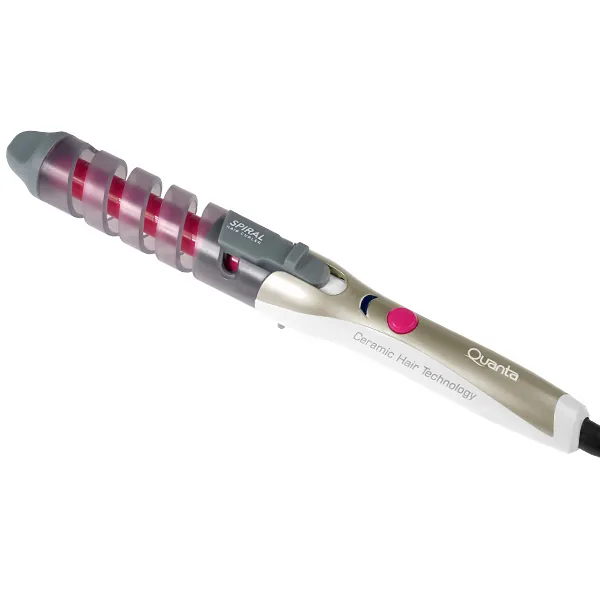 MODELADOR QUANTA QTMC200 SPIRAL 25WATTS 2V BRANCO/DOURADO