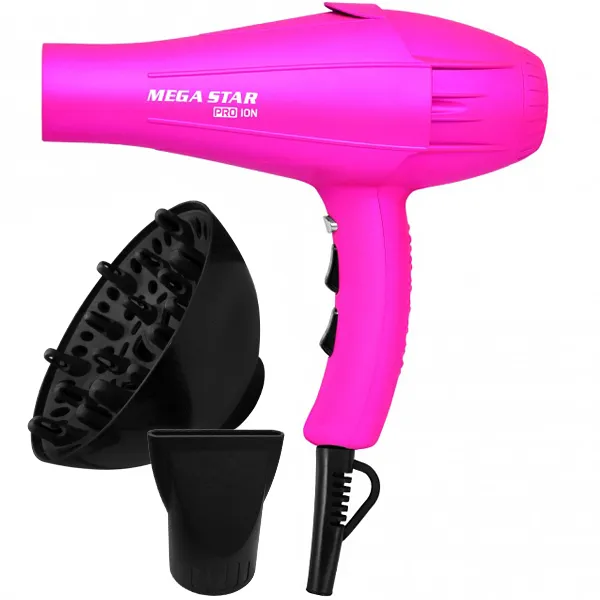 SECADOR MEGASTAR SC2720 8000WATTS C/DIFUSOR 220V/50/60HZ ROSA