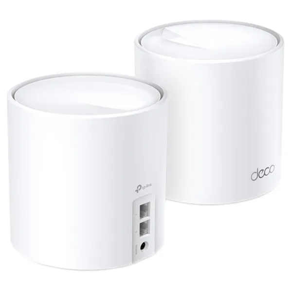 Router Wireless TP-Link Deco X60 AX3000 2-Pack Dual Band 574 + 2402 Mbps - Blanco