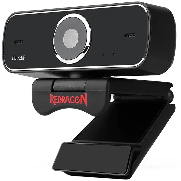 WEBCAM REDRAGON GW600-1 FOBOS USB HD 720P PRETO