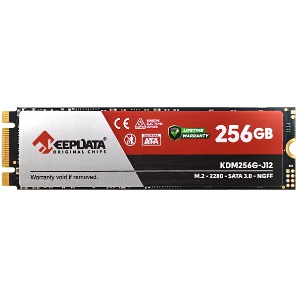 HD KEEPDATA SSD KDM256G-J12 _256GB M.2 SATA III PRETO