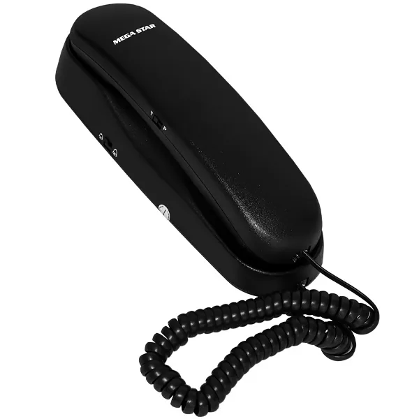 TELEFONE MEGASTAR FT308 C/FIO PRETO SG