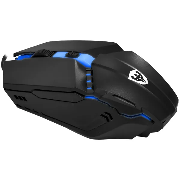MOUSE SATELLITE A-96 USB OPTICO LED GAMING PRETO