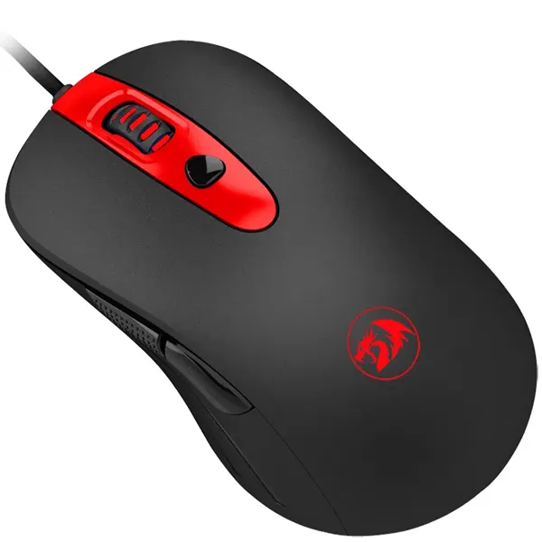 Mouse Gaming Redragon Gerberus M703 USB hasta 7.200 DPI con Iluminación Backlight - Negro/Rojo