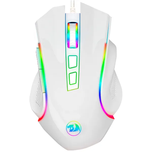 MOUSE REDRAGON M607W GRIFFIN RGB USB OPTICO BRANCO