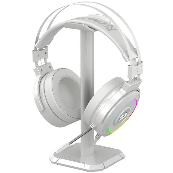 FONE REDRAGON H320W-RGB LAMIA 2 C/MICROFONE ARCO BRANCO
