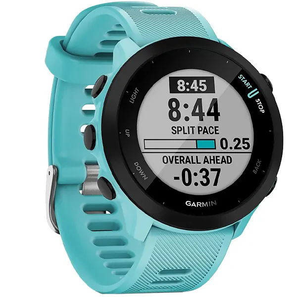 RELOGIO GARMIN FORERUNNER 55 SMART WATCH 010-02562-02 AZUL/CLARO