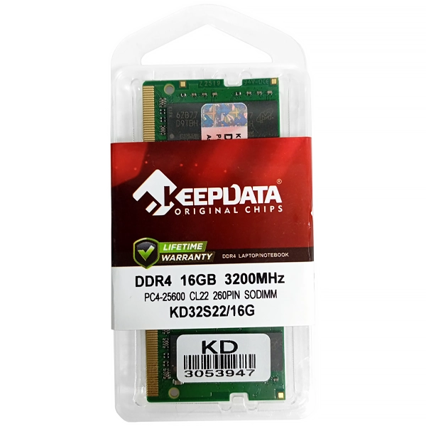 Memoria RAM para Notebook 16GB Keepdata KD32S22/16G DDR4 de 3200MHz