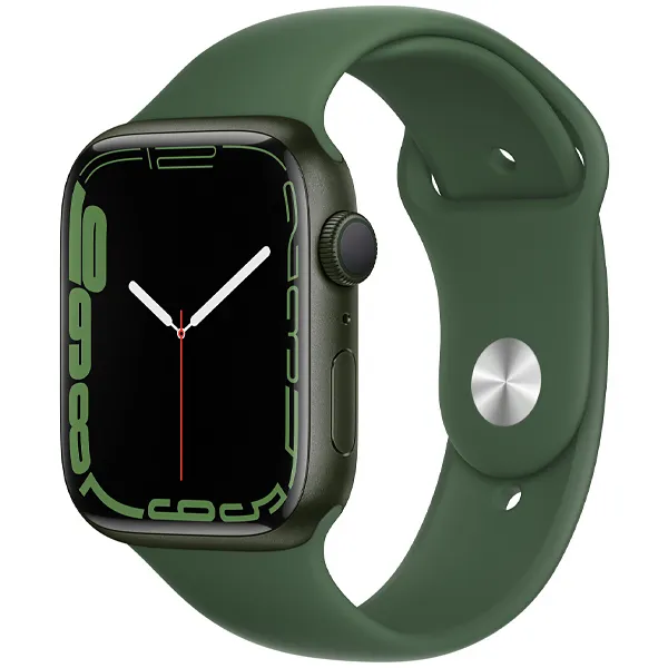 Apple Watch Series 7 45 mm MKN73LL/A A2474 GPS - Green Aluminum/Clover