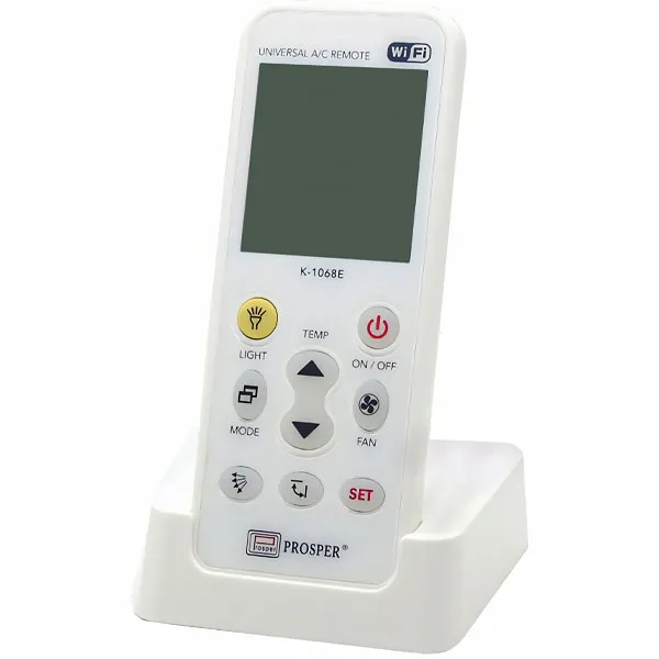 CONTROLE PROSPER P/AR CONDICIONADO K-1068E UNIVERSAL C/BASE BRANCO