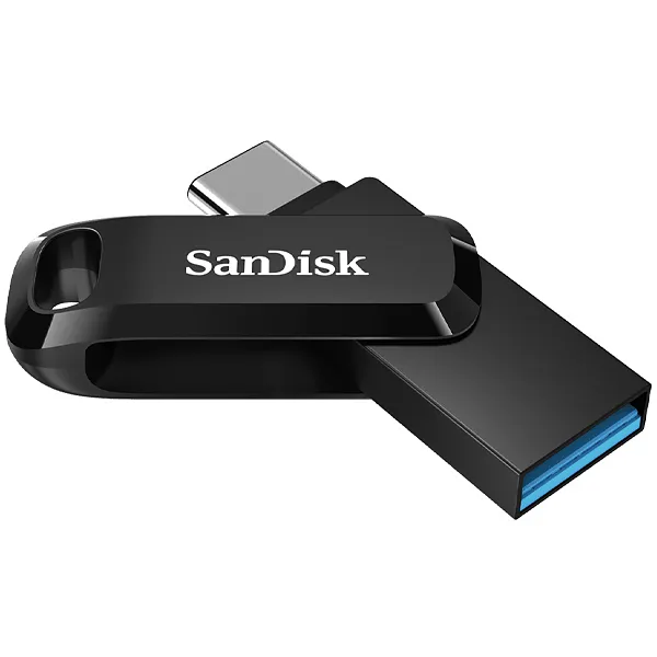 Pen Drive de 128GB SanDisk Ultra Dual Drive SDDDC3-128G-G46 USB 3.2/USB-C - Negro