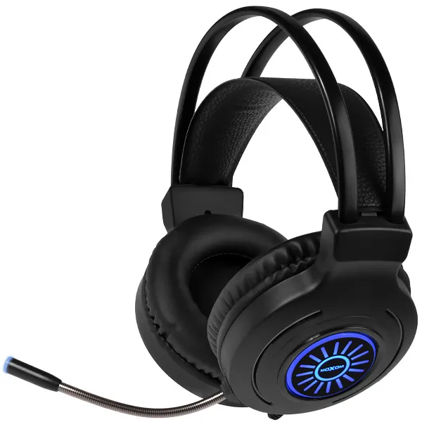 Headset Gaming MOXOM MX-EP36 GM com USB/3.5 mm para PC - Preto