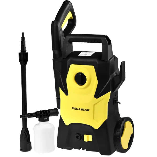 HIDROLAVADORA MEGASTAR LA118 1400WATTS 220V/50/60HZ AMARELO/PRETO
