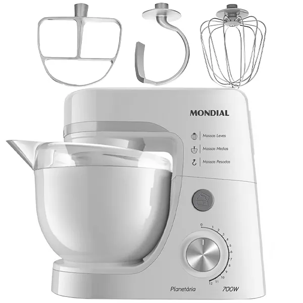 BATEDEIRA MONDIAL BP-03-W 12VEL 4.5LITROS 700WATTS 220V/50/60HZ BRANCO