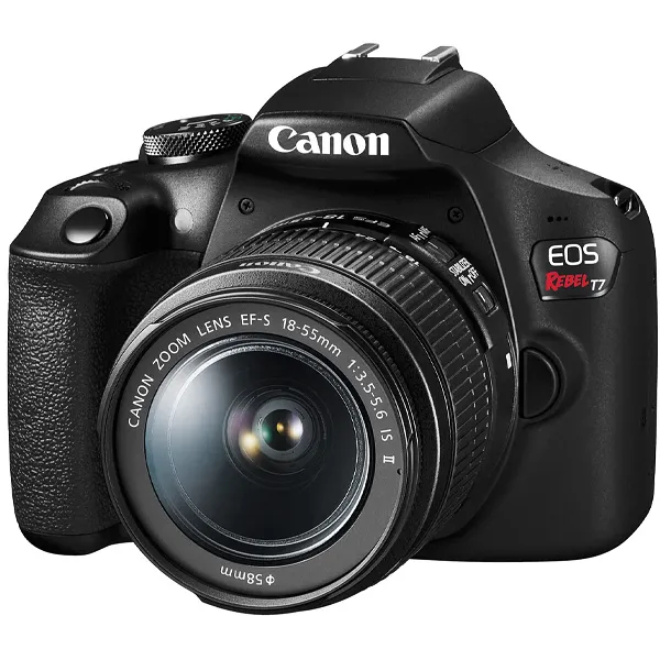 CAMERA CANON REBEL T7 18-55MM IS II KIT PRETO