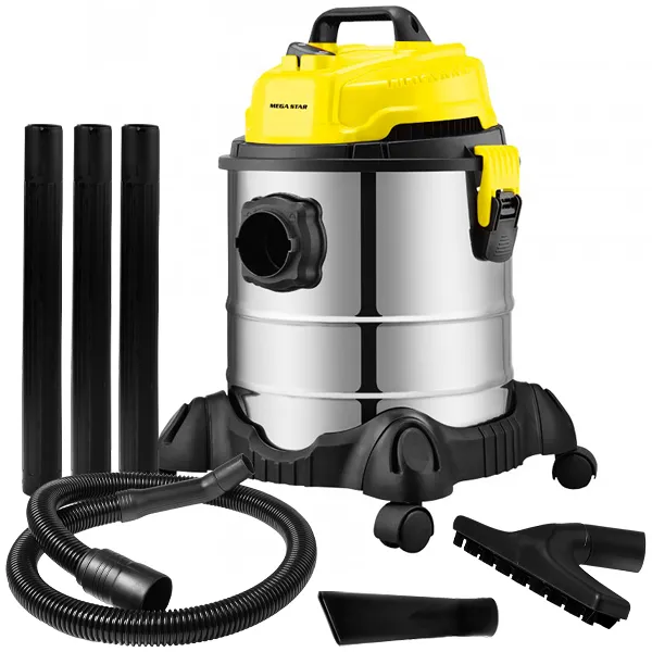 ASPIRADOR MEGASTAR VC1802 3EM1 1400WATTS 220V/50/60HZ PRETO/AMARELO