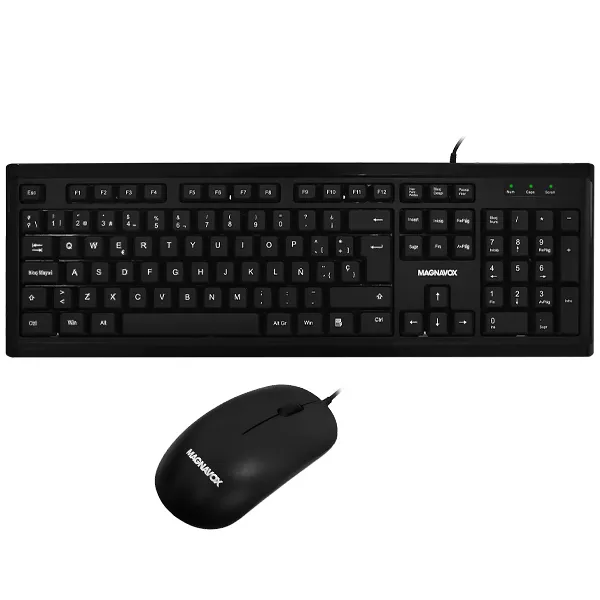 TECLADO MAGNAVOX MCA3319 USB ESPANHOL PRETO+MOUSE PRETO