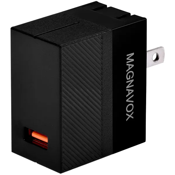 ADAPTADOR DE TOMADA USB MAGNAVOX MAC6619 18W 1SAIDA (PINO RETO)PRETO