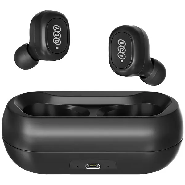 FONE BT QCY IN2012 T1C TWS EARBUDS PRETO
