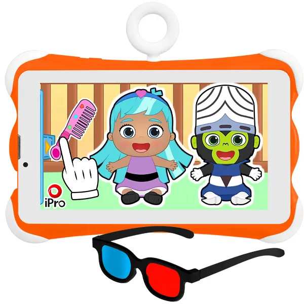 TABLET IPRO SPEED6 DUAL 7.0" 2GB+32GB LTE KIDS LARANJA+OCULOS