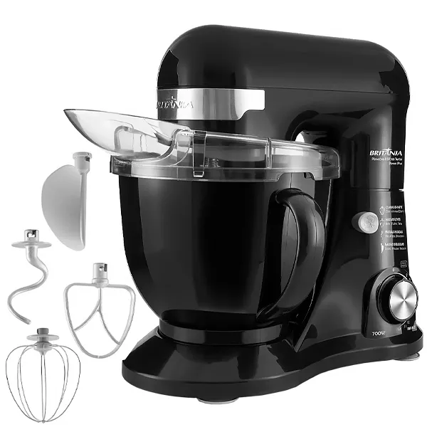 BATEDEIRA BRITANIA BBP760P 12VEL 4.5LITROS 700WATTS 220V/50/60HZ PRETO