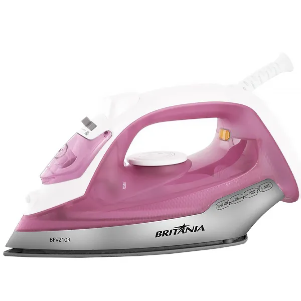 Ferro a Vapor Britânia BFV210R de 1.460 watts 220V ~ 50/60 Hz - Rosa/Branco