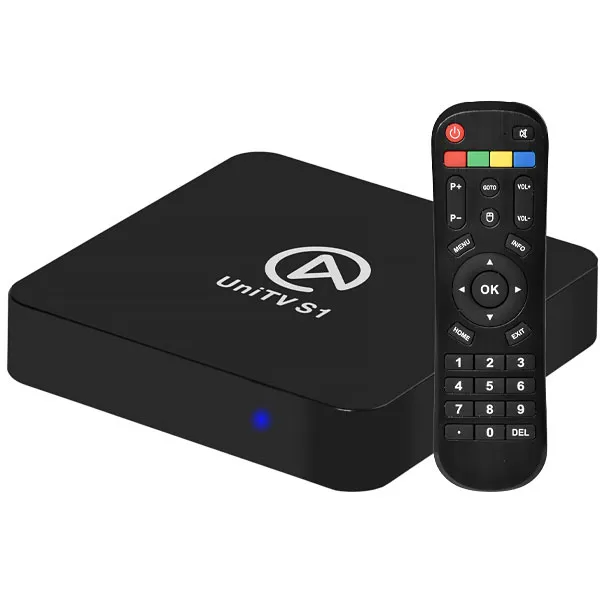 Receptor FTA UniTV S1 K10 4K Ultra HD con Wi-Fi/Bluetooth - Negro