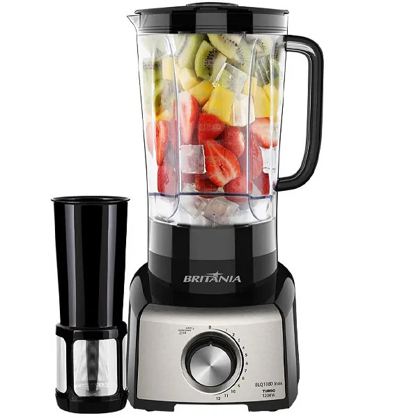 LIQUIDIFICADOR BRITANIA BLQ1380 INOX 3LITROS 220V/50/60HZ PRETO/SILVER