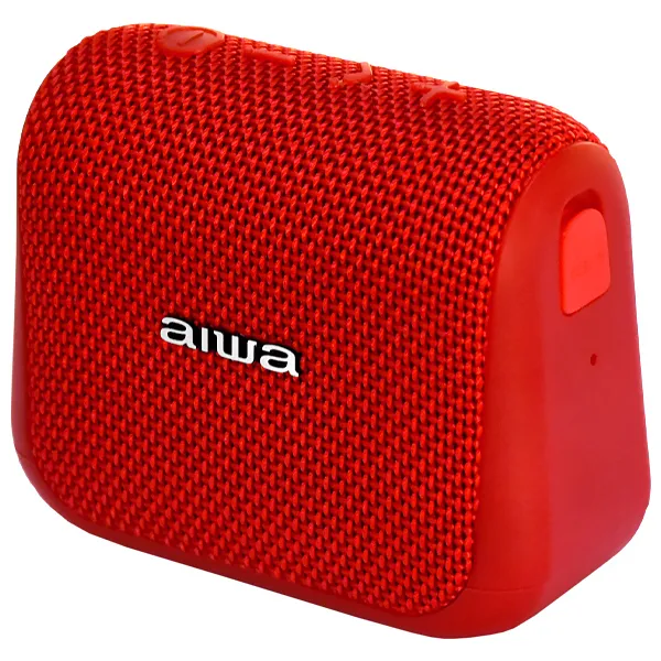 SPEAKER AIWA AW-KF3R TWS BLUETOOTH FM 5WATTS VERMELHO