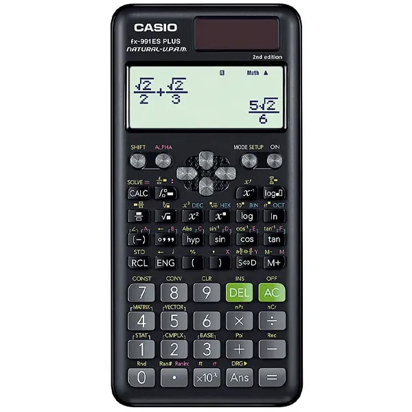 CALCULADORA CASIO FX-991ES PLUS 2ND EDITION ESPANHOL PRETO SG
