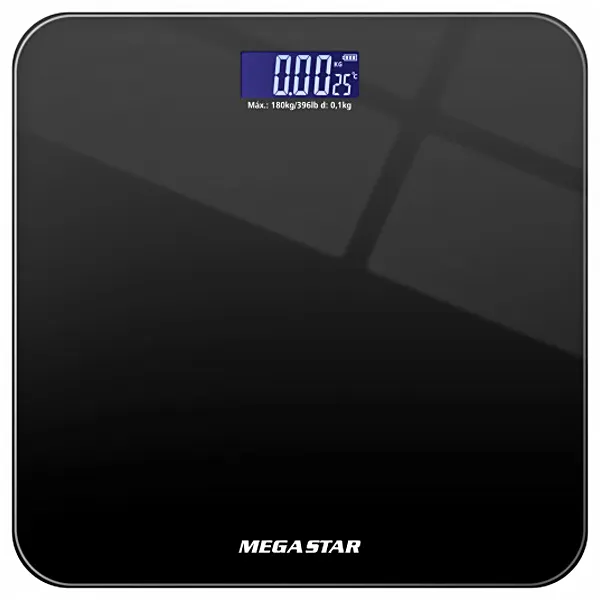 BALANCA MEGASTAR CR3350N DIGITAL BANHO 180KG PRETO