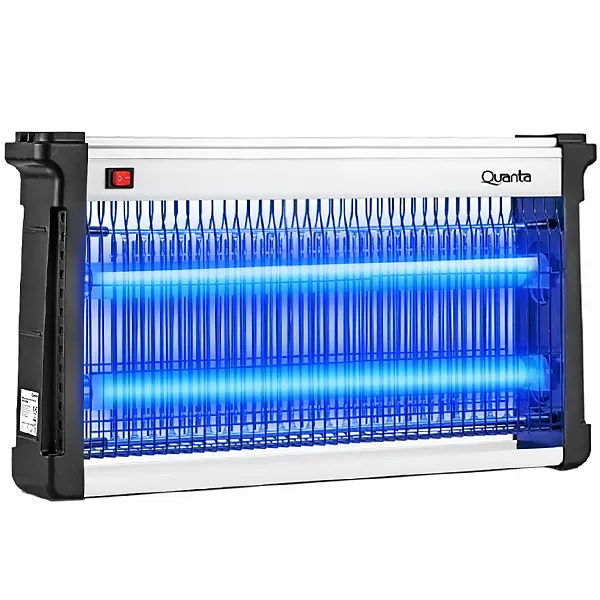 MATA INSETOS QUANTA QTMIES30 SLIM 100M2 30WATTS 220V/50HZ SILVER/PRETO