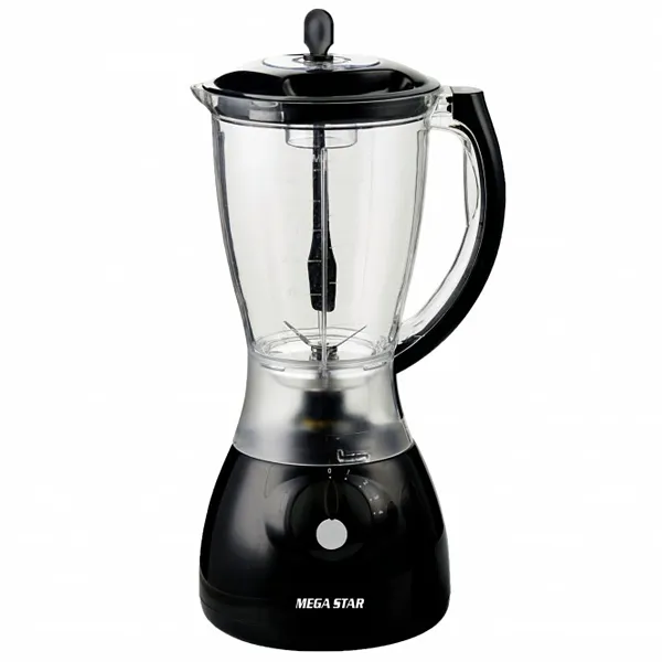 Licuadora MegaStar KC1858N 300 watts 4 Velocidades + Pulsar 220V ~ 50/60 Hz - Negro