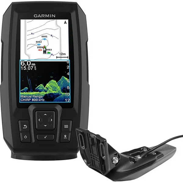 GPS GARMIN SONAR STRIKER VIVID 4CV+TRANSDUCER 4" 010-02550-01 PRETO