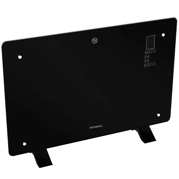AQUECEDOR MONDIAL A-13 PAINEL VIDRO 1500WATTS 220V/50/60HZ PRETO