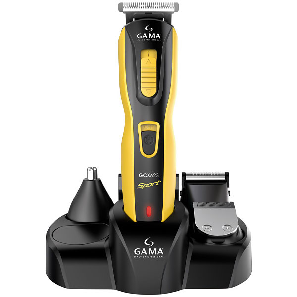 MAQUINA GAMA GCX623 SPORT-HF USB RECARREGAVEL 2V PRETO/AMARELO