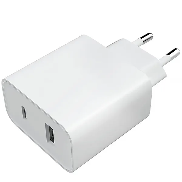 Adaptador de Enchufe Xiaomi AD332EU USB/USB-C de 33 watts - Blanco