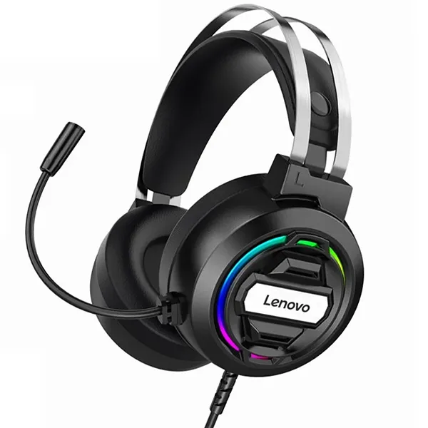 FONE LENOVO H401 GAMING C/MICROFONE ARCO PRETO/SILVER